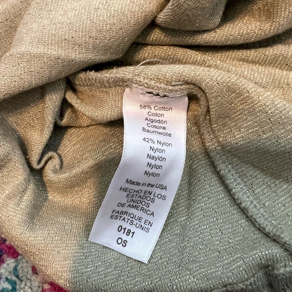 Michael Stars OS NWT Vintage Double Front Vee Tee Linden Shine - Picture 7 of 7